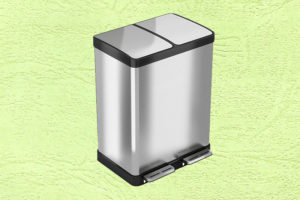 iTouchless Stainless Trash Can